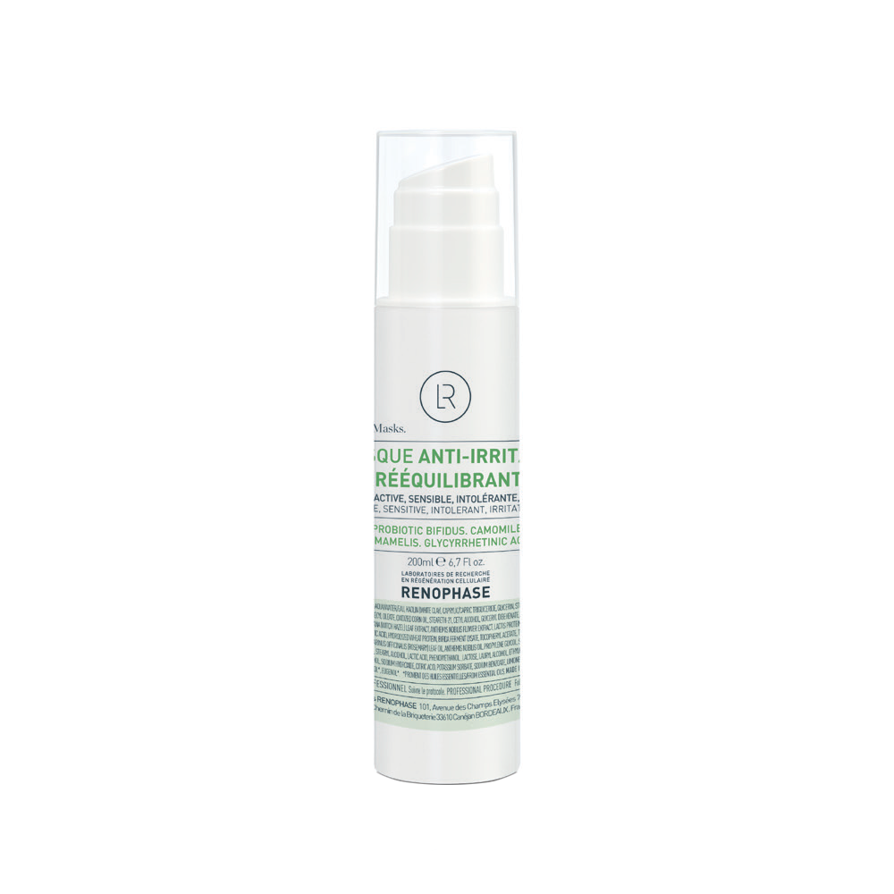 MASQUE ANTI-IRRITANT RÉÉQUILIBRANT ПРОТИВОВОСПАЛИТЕЛЬНАЯ УСПОКАИВАЮЩАЯ МАСКА